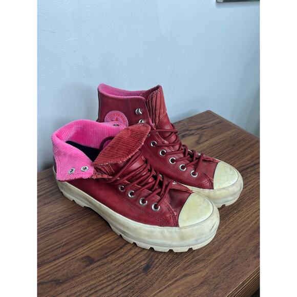 Converse Chuck Taylor All Star Lugged Winter GTX High Back Alley Brick sz W10.5 - Picture 2 of 8